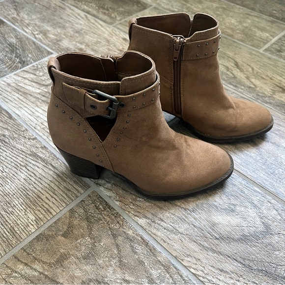 Market & Spruce Ohara Studded Ankle Booties, Brown, Women’s Size 7 US - Picture 4 of 7